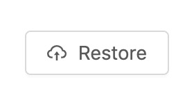 Preview of restore button